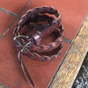 Hollister genuine leather belt.
